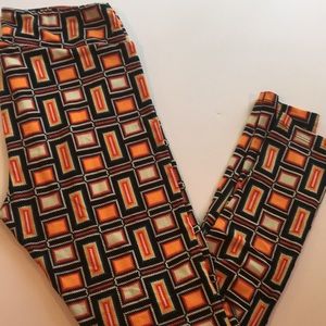 NWOT LuLaRoe TC Black w/ Multi-color Rectangles